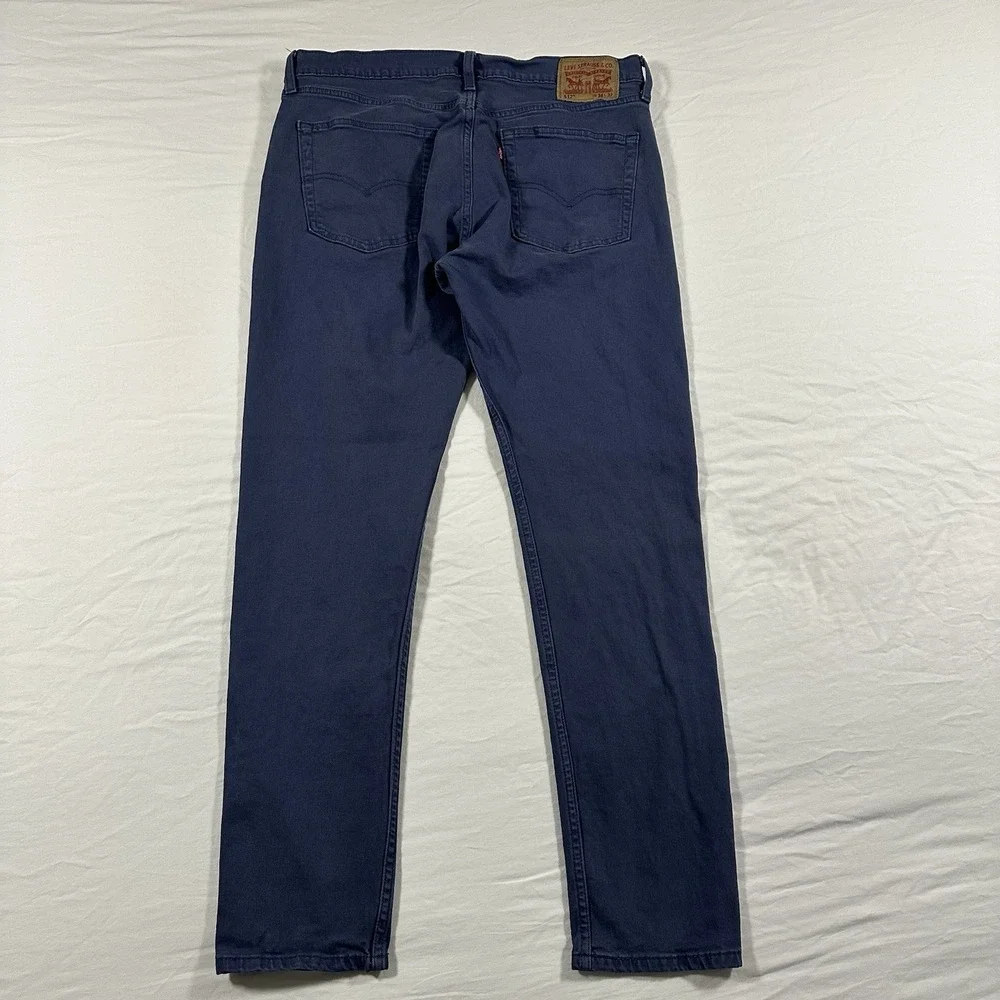 Levis 512 Jeans Men's 36x32 Light Blue Slim Taper Denim‎ Stretch